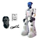 Inteligentní robot na dálkové ovládání s detekcí gest pohyblivé klouby dýchací světlo funkce nahrávání lithiová baterie bílá hračka pro děti 3