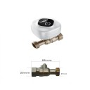 Inteligentní ventil DN20 s Wi-Fi 88 x 25 x 25 mm mosazný tlak 1,6 MPa průměr 13 mm bílý na dálkové ovládání a uzávěr vody 2