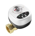 Inteligentní ventil DN25 s Wi-Fi a manuálním ovládáním 90 x 32 x 32 mm mosazný tlak 1,6 MPa průměr 17 mm bílý na uzávěr vody 2