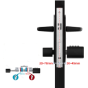 Inteligentní zámek dveří otisk prstu klávesnice nastavitelný cylindr aplikace Tuya elektronické ovládání zabezpečení domácnosti 2