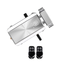 Inteligentní zámek na dálkové ovládání 137 × 77 × 37 mm bateriový dosah 10 m stříbrný pro zabezpečení dveří 1