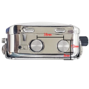 Inteligentní zámek na dálkové ovládání 137 × 77 × 37 mm bateriový dosah 10 m stříbrný pro zabezpečení dveří 4