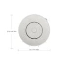 Inteligentný LED projektor nočnej oblohy s ovládaním cez aplikáciu, Alexu a Google Home, 16,2 x 16,2 cm, Wi-Fi, časovač, dekorácia izby 3