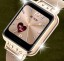 Inteligentny zegarek damski z kryształkami K1283 1