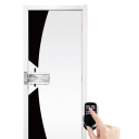 Intelligent Remote-Controlled Lock 137 × 77 × 37 mm Battery Range 10 m Silver for Door Security 7