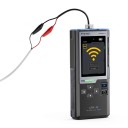 Intelligente kabelzoeker en netwerktester RJ45/RJ11 met PoE-test, 2,4" kleurenscherm, 1500 mAh, USB-C, zwart-grijs, voor reparaties en onderhoud 4