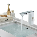 Intelligente Sensor-Armatur mit digitalem Display Bequemliche Armatur für warmes und kaltes Wasser Moderne Wasserarmatur für das Badezimmer 3