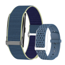 Intelligentes Armband mit Herzfrequenzmonitor Blutdruck Schrittzähler Sauerstoffsättigung Schlaf 2 austauschbare Armbänder Android iOS 5