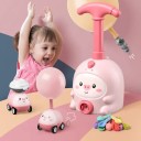 Interactieve pomp speelgoed met ballonnen en autootje Educatieve set voor kinderen met het fysische principe van lucht Veilig spelen zonder batterijen 2