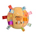 Interactieve zachte bal voor honden 13 cm Fleece speeltje met belletjes voor bijten, trekken en leuk spel 2