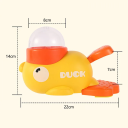 Interactive Feeder for Dogs and Cats 22 x 14 cm Treat Dispenser with Lever Rotating Shooting Toy for Pets 3