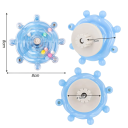 Interactive Toy for Parrots 8 cm Rotating Hanging Toy for Bird Cage Beak Training Sensory Stimulation Play and Fun for Birds 8