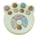 Interaktív fejtörő tál kutyáknak és macskáknak, lassú etetés a falás ellen, 23 cm 3