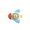 Interaktive Beruhigungsspielzeug 10,5 cm Huhn im Flugzeug Saugnapf für Tisch und Boden Frühe Bildung Sinnesmotorisches Spiel für kleine Kinder 2