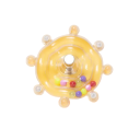 Interaktives Papageienspielzeug, 8 cm, drehbar, zum Aufhängen, Vogelkäfigspielzeug, Schnabeltraining, sensorische Stimulation, Spiel und Spaß für Vögel 6