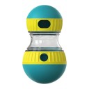 Interaktívna hračka pre psov dávkovač pamlskov a krmiva s nastaviteľnými otvormi proti rýchlemu hltaniu 15,5 x 8,7 cm dve farby 4
