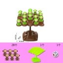 Interaktivt brætspil for forældre og børn Balancerende aber på træet Terning, aber og grundlæggende base i pakken Sjovt familiebspil til enhver 3