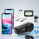 Intercom per motociclisti FreedConn KY Pro Bluetooth 5.0 per 6 motociclisti 2000 m CVC8.0 Assistente vocale IP65 microfono morbido e duro 3