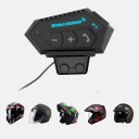 Intercomunicador para motocicleta BT12 con micrófono fijo, Bluetooth 5.0, IP67, 15 h de música, respuesta automática de llamadas para cascos abiertos 2