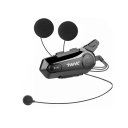 Interfon pentru motocicletă E1 cu microfon discret, Bluetooth 5.0, rază de acțiune 1000 m, autonomie baterie 12 ore, rezistent la apă IPX6 1
