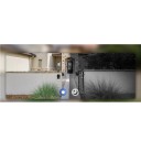 Interphone vidéo et téléphone d'entrée avec sonnette, caméra et carte RFID, moniteur tactile 7 pouces 1080P, Wi-Fi à 4 fils, noir et blanc 7