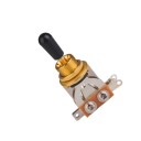 Interruptor de 3 posiciones con palanca de metal y rosca Interruptor eléctrico universal para guitarras, amplificadores, coches y electrónica doméstica 6