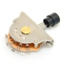 Interruptor de 3 vías para pastilla de guitarra eléctrica, repuesto de interruptor de palanca, hardware de guitarra, conmutación de sonido, 2 tornillos de montaje 1