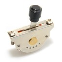 Interruptor de 5 vías para guitarra eléctrica Pieza de repuesto para pastilla Cambio de posición Interruptor de palanca Herrajes para guitarra 2 tornillos de montaje 2