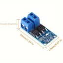 Interruttore di avviamento MOSFET PWM 15A 400W Regolatore DC 5V-36V Modulo di controllo per Arduino Regolazione della velocità del motore e luminosità 3