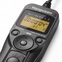 Intervalómetro de timelapse con temporizador LCD Hanpusen TR90 N8 para Nikon D850 Disparador cableado Negro Para timelapse y largas exposiciones 2