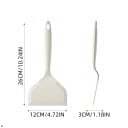 Întinzător de clătite din silicon, 26 x 12 cm lățime, întinzător de alimente pentru bucătărie, suprafață antiaderentă, ustensile din silicon 2