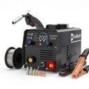 Inverter Welder 3in1 MIG MMA and Lift TIG 200 A for Flux-Cored Wire 0.8 and 1.0 mm Dimensions 34.5 x 31.5 x 24 cm Black For Workshop 5