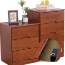 Invisible RFID Lock for Drawers and Cabinets Smart Sensor IC Lock 13.56 MHz Keyless Lock for Wooden Doors up to 30 mm 3