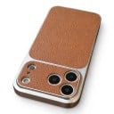 iPhone 18 Pro Max - Nahkatekstuuri, Mattapinta, Iskunkestävä, Liukastumisenesto, Sormenjälkien suoja 5