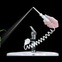 Irigator oral portabil pentru robinet cu presiune a apei ajustabilă 100 cm furtun 6 duze 3 adaptoare cutie de depozitare fără necesitatea alimentării 4