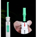 Irigator oral portabil pentru robinet cu presiune a apei ajustabilă 100 cm furtun 6 duze 3 adaptoare cutie de depozitare fără necesitatea alimentării 6