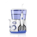 Irrigateur buccal électrique de 800 ml Nettoyeur d'espace interdentaire électrique avec 5 buses Douche buccale pour soins dentaires avec pression d'eau réglable 16,5 x 13 x 21,9 cm 1