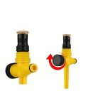 Irrigatore da giardino 360° con angolo regolabile e attacco per tubo da 1/2" con picchetto per un'irrigazione efficace 3