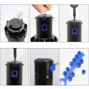 Irrigatore da giardino estraibile regolabile 45–360° lunghezza 18,5 cm connessione 3/4" per irrigazione automatica del prato 4