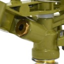 Irrigatore da giardino in metallo a impulsi 360° regolabile con filettatura da 12 cm 1/2" in lega di zinco per prato 2