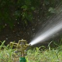 Irrigatore da giardino in metallo a impulsi 360° regolabile con filettatura da 12 cm 1/2" in lega di zinco per prato 4