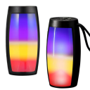 Ισχυρός Φορητός Bluetooth 5.0 Ηχείο Με Σαμπουάν LED Φώτα MP3 Αναπαραγωγέα TWS Λειτουργία 3D Ήχου USB TF Παλλόμενα Μπάσα Εξωτερικού Χώρου 3W 8