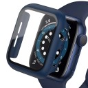 Iskunkestävä suojakuori Apple Watch 45 mm:lle, 360° karkaistu lasi ja suojakehys Series 7, 8, 9, maksimaalinen näytön suoja 26