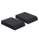 Isolatieschuim onderstellen voor studiomonitors set van 2 stuks schokbestendig dempingsschuim 23 x 32 cm zwart voor luidsprekers op tafel en plank 1