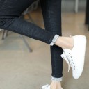 Isolerede skinny jeans til kvinder 6