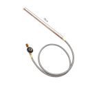Isqueiro a gás manual com tubo de cobre de 30cm e mangueira de aço inoxidável de 100cm para cozinha exterior, grelhados e ignição de queimadores 2