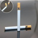 Isqueiro mini a gás Design compacto em forma de cigarro Isqueiro portátil para viagens Acessório elegante com aparência realista 3