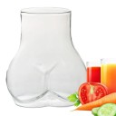 Italospohár 450 ml-es üveg, átlátszó, kávéhoz, tejhez vagy vízhez, otthoni használatra 1