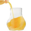 Italospohár 450 ml-es üveg, átlátszó, kávéhoz, tejhez vagy vízhez, otthoni használatra 3