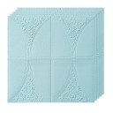 Itseliimautuva seinätapetti 70 cm x 70 cm 5 kpl 41